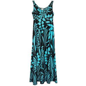 Robe longue plage Canat Paris 70s