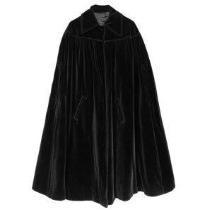 Cape velours lisse Ted Lapidus 70s