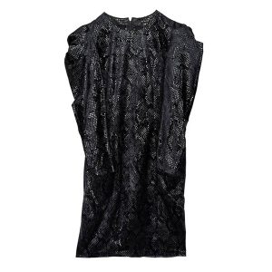 Robe Babu panne de velours noire