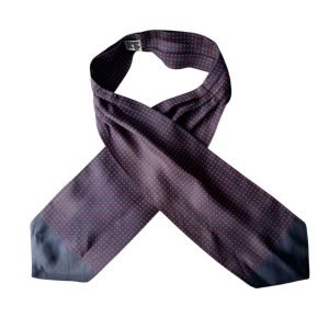 Ascot soie pois galfa club