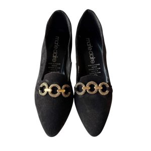 Escarpins daim noir Marie Claire