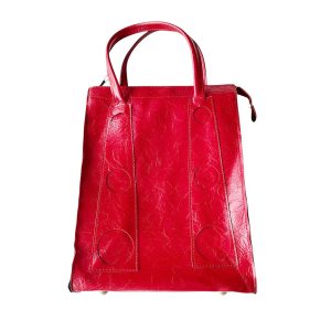 Sac 70s vinyl rouge