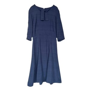 Robe soie marine Margaret Selection