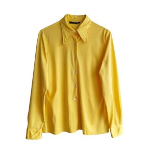 Chemisier jersey jaune Franck Olivier