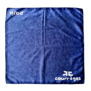 Carré coton bleu Courrèges