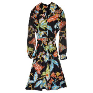 Robe imprimée Paul Mausner 70s