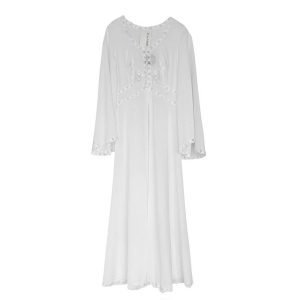 Long déshabillé blanc Exciting
