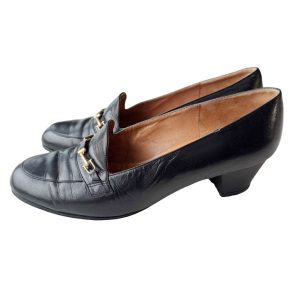 Mocassins talons Yvon cuir
