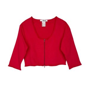 Crop-top HSLP jersey coton rouge