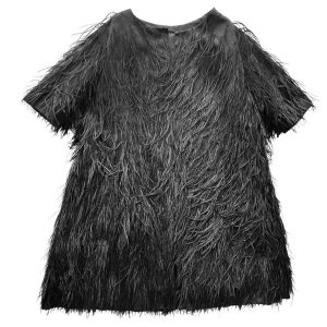 Manteau du soir plumes 60s