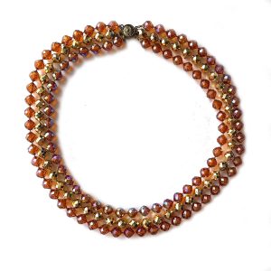 Collier perles 3 rangs