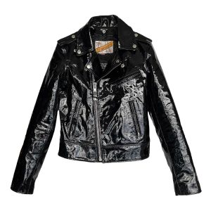 Perfecto Schott cuir verni