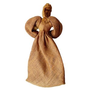 Poupée en toile de jute