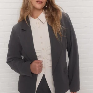 Mered | Veston gris ajusté