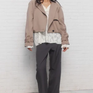 Lucas | Manteau court beige