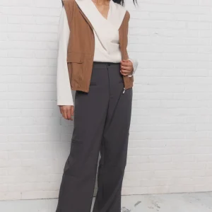 Simone | Pantalon gris décontracté