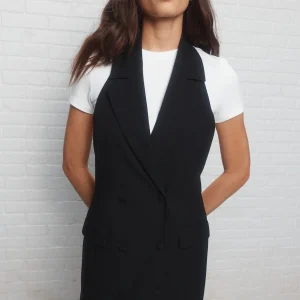 Indira | Robe tailleur noire