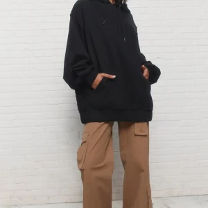 Garisson | Chandail noir à capuchon