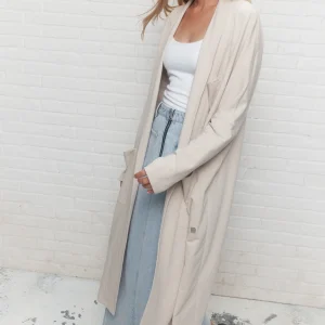 Mentana | Veste longue crème