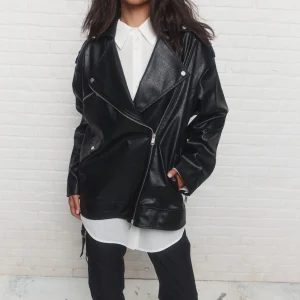 Ozzy | Perfecto noir en similicuir