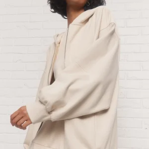 Jasper | Veste crème à capuchon