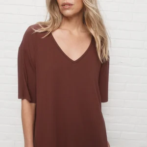 Noemie | T-shirt chocolat