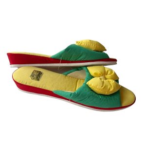 Mules en nylon matelassé