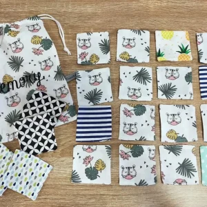 JEU MEMORY EN TISSU ( METHODE MONTESSORRI )