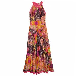 Robe 70s à fleurs Tricnic