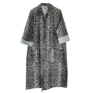 Trench vinyl léopard