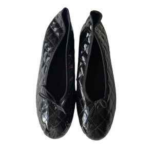 Ballerines noires vernies