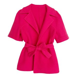 Veste Mathilda lainage fuchsia