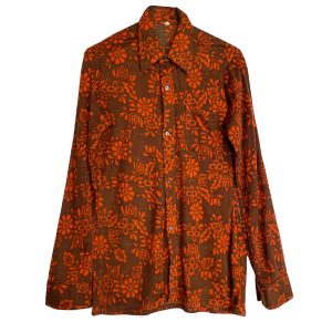 Chemise 70s imprimée