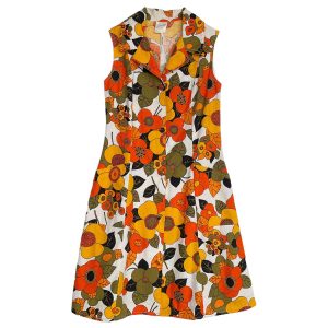 Robe à fleurs orange Griffon