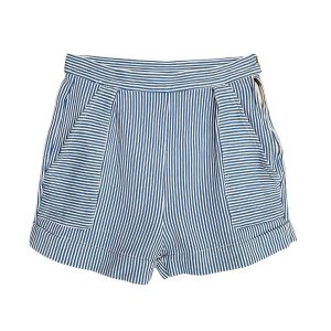 Short à rayures bleu ciel 50s