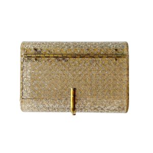 Boite pochette plexi et or