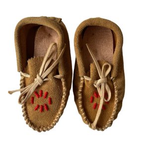 Mocassins daim Indiens enfants