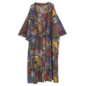 Long kimono indien coton