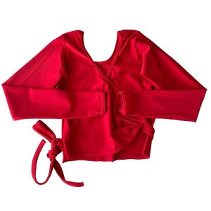 Repetto cache coeur lycra rouge