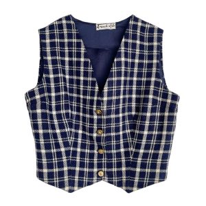 Gilet tartan Franck et Fils