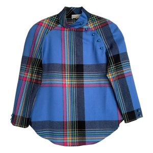Blouse tartan Serge Perier