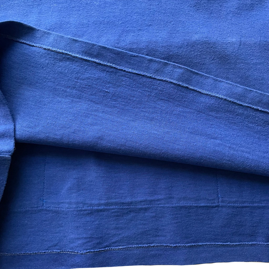 Tshirt cycliste coton bleu rouge – Image 6