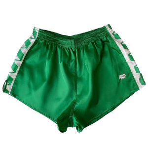 Short vert satin Pan Running Wild