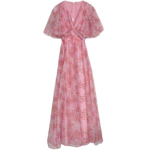 Robe longue rose Nicholas London