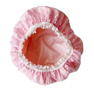 Bonnet de douche vinyl dentelle