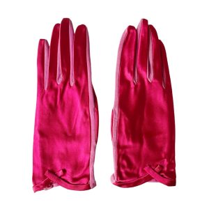 Gants en satin Henry à la Pensée