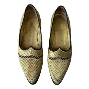 Babouches dorées Stephane Kélian