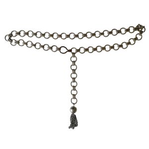 Ceinture chaîne argent 70s