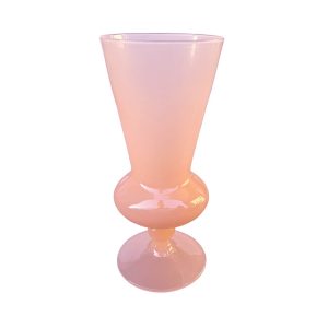 Vase coupe Opaline rose