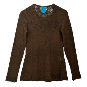 Top brun Jeans Christian Lacroix